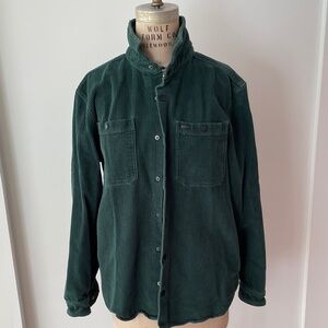 Buffalo David Bitton Dark Green Corduroy Jacket